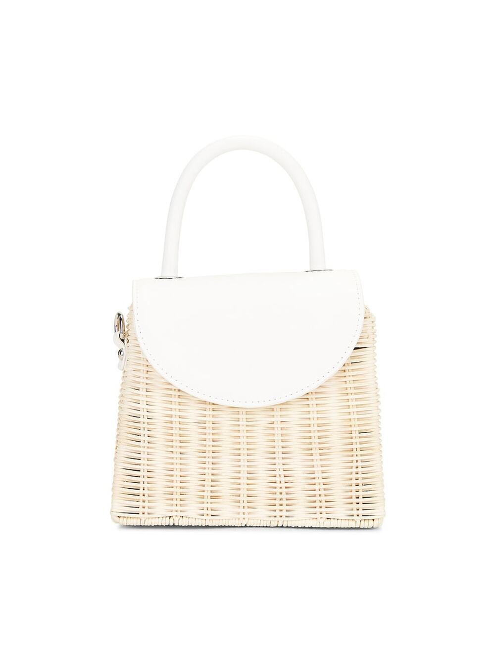 Olga Berg Chic White Donna Top Handle Bag
